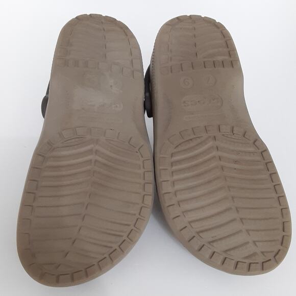 Crocs Disney Mickey Mouse Clogs Slip On Water Shoes Tan Brown Womens 9 Mens 7 - Picture 9 of 10